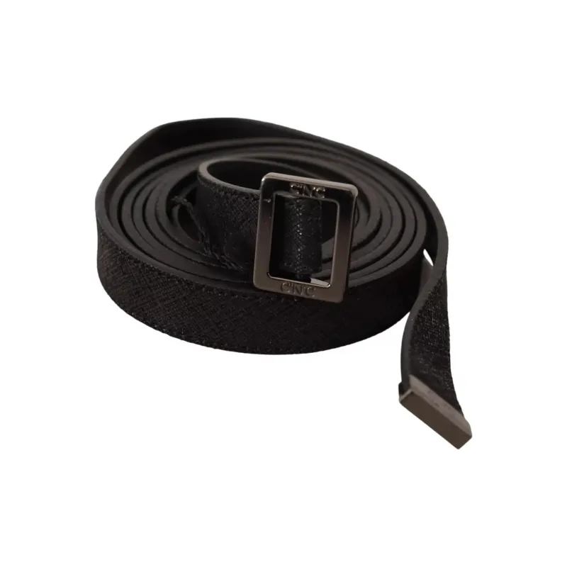 COSTUME NATIONAL Metal Leather Leather Belts Women's Black --1