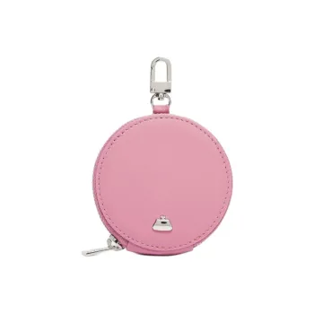 WEEKEND MaxMara Cow Leather Wallets Coin Purses Women's Pink