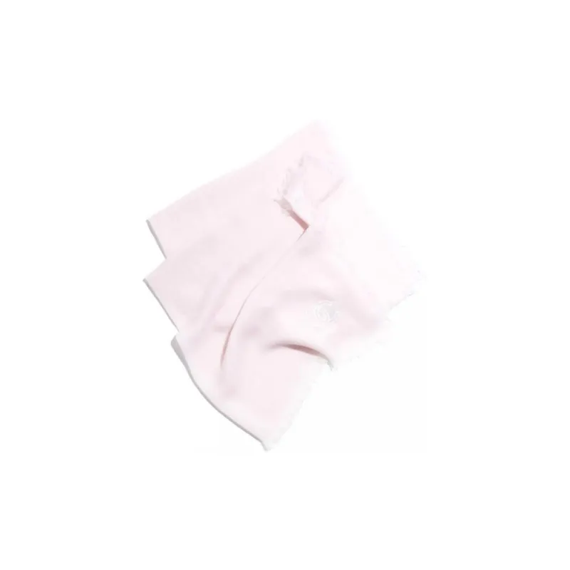 CHANEL Cashmere Shawls Women's Light Pink-0