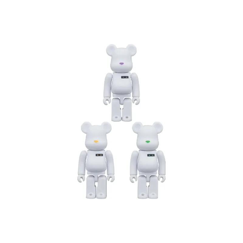 BE@RBRICK 100% NEWS 20th Anniversary Commemoration SET Trendy Figures 7cm-2