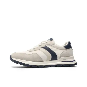 NAVIGARE Small Sailboats Height Increasing Low Top Casual Shoes Men's Beige