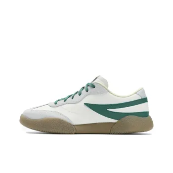 FILA Cushioning Wear Resistant Low Top Skateboard Shoes Men's White Silver