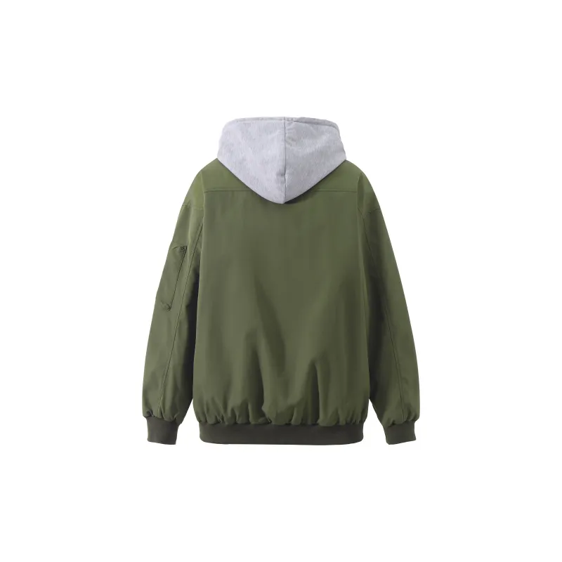 TITH Jackets Coats Unisex Burgundy-7