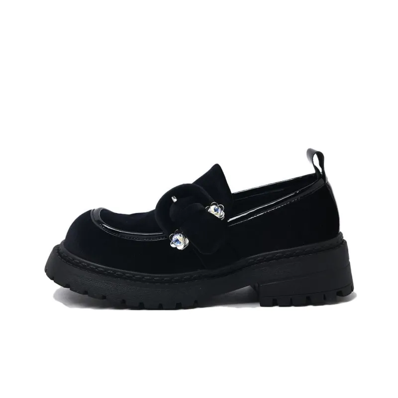 CAMEIDO Loafers 5cm Women's Black-0