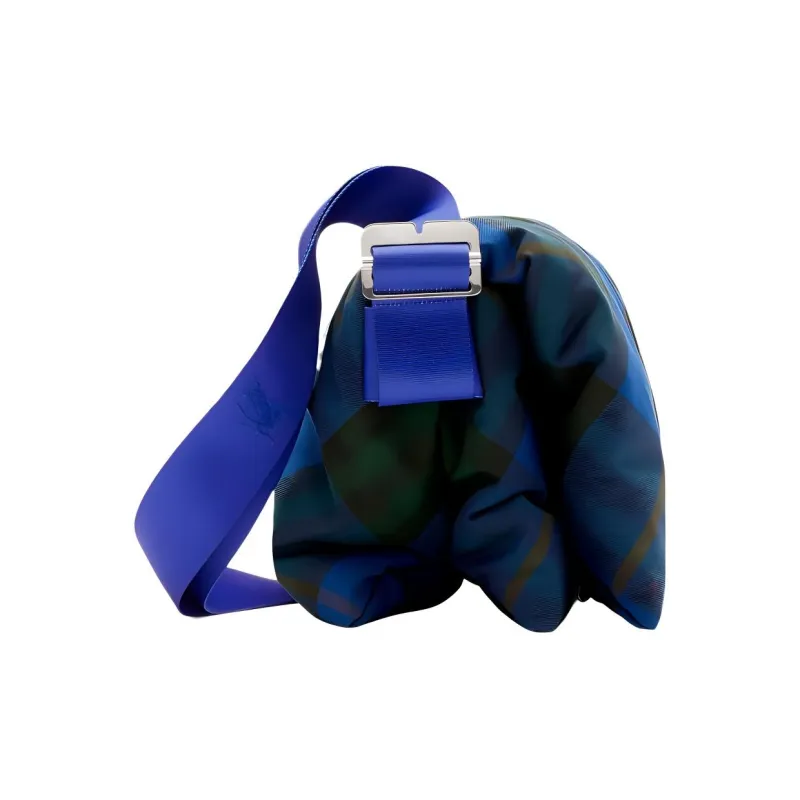 Burberry Polyester Polyurethane Shoulder Bag Crossbody Bag Men's Knight Blue-1