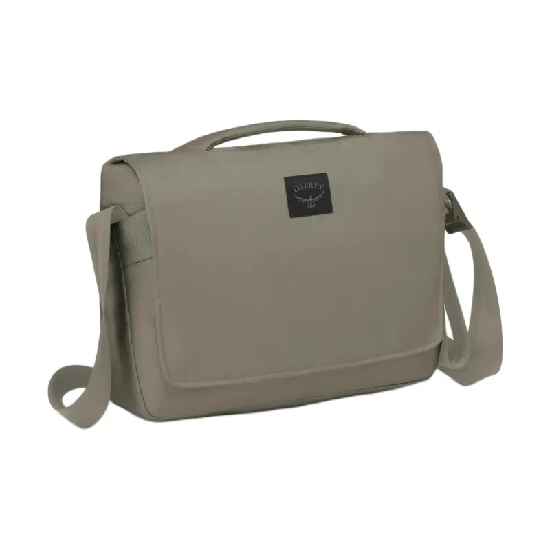 OSPREY Recycled Polyester Messenger Bag Shoulder Bag Crossbody Bag Unisex Tea Brown-0