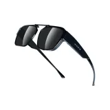 Bright Black Frame with Gray Lens