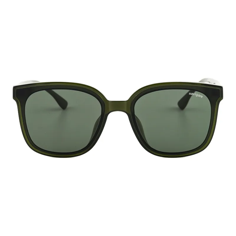 NAVIGARE Plate Frame Square Sunglasses Unisex-5