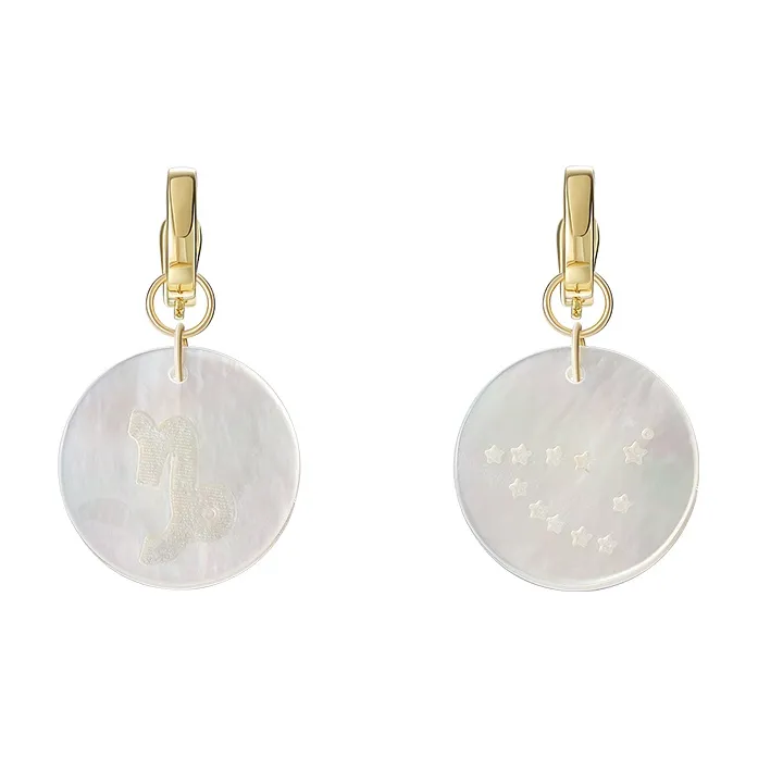 ANNAYA Mother Of Pearl Pendants Unisex-11