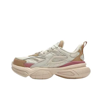 FILA NUCLEO Slip Resistant Low Top Chunky Sneakers Women's Tofu White