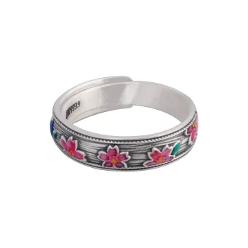 OWNREWARDS 999 Fine Silver Rings Unisex