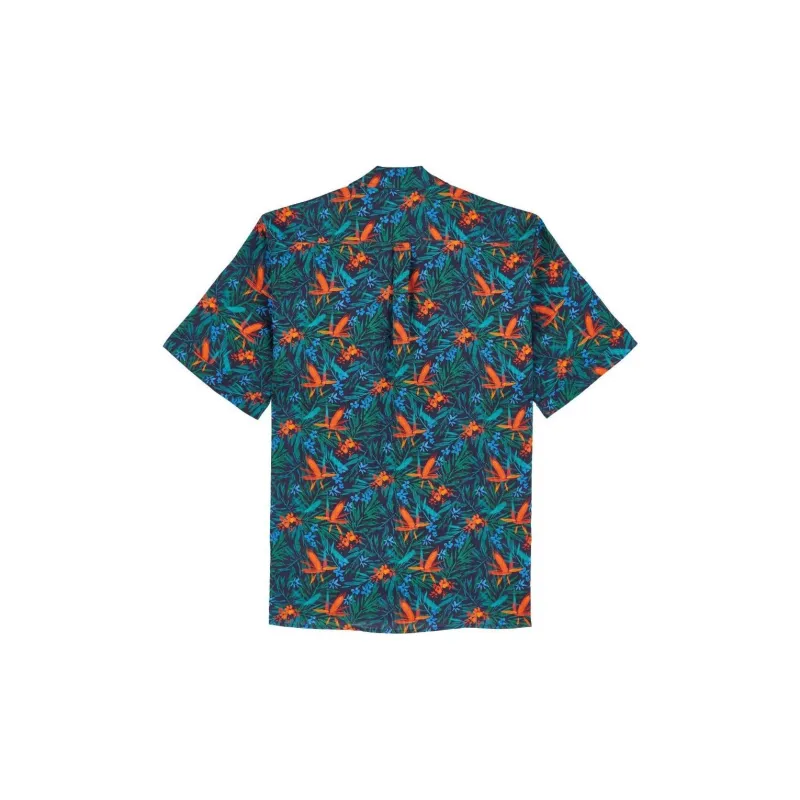Vilebrequin Floral print Linen Shirt-1