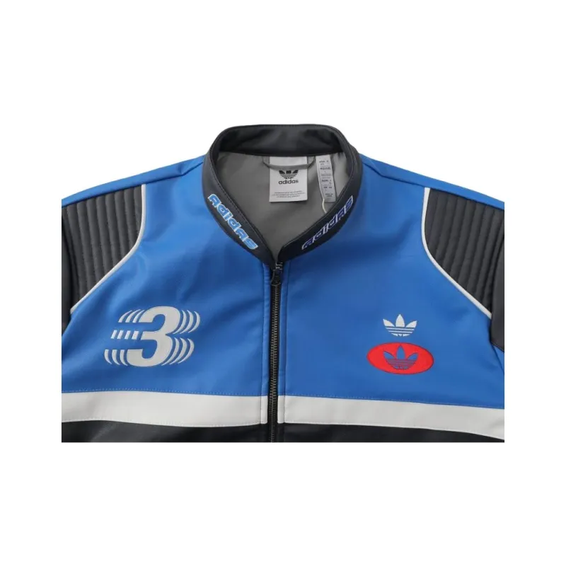 Adidas Originals Jacket Men's Blue Black-4