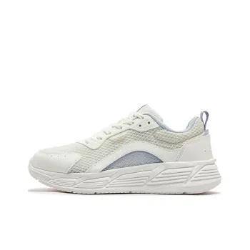 361° Blade Breathable Lightweight Height Increasing Low Top Casual Running Shoes Women's White Purple
