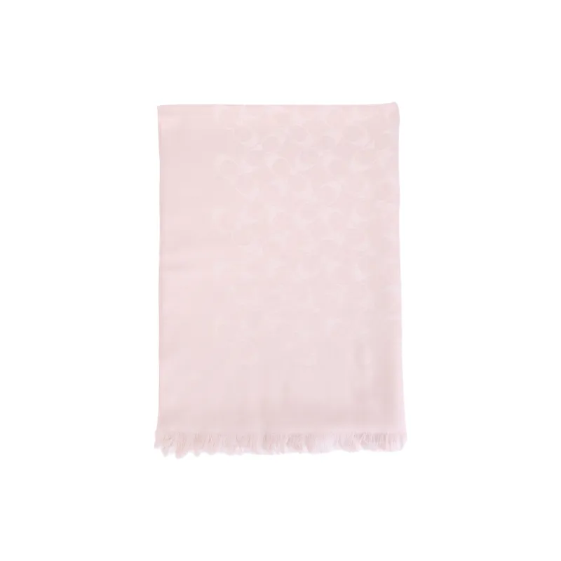 COACH Wool Knit Scarves Women's Oat-0