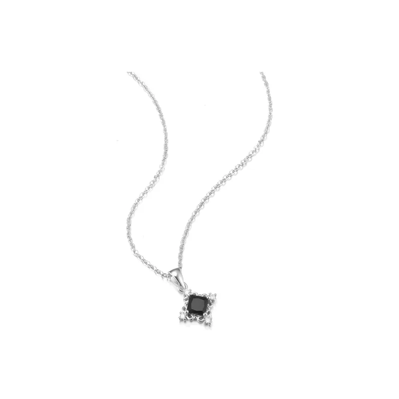 Clect Synthetic Cubic Zirconia Necklaces Women's-2