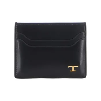 TOD'S Logo-plaque Leather Cardholder