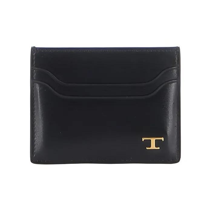 TOD'S Logo-plaque Leather Cardholder-0
