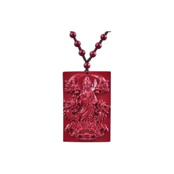 Stone On The Line Cinnabar Pendants Unisex