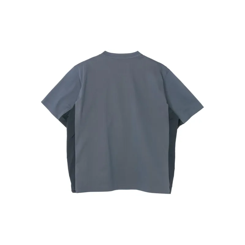 Sacai SS25 T Shirts Men Blue Gray-1