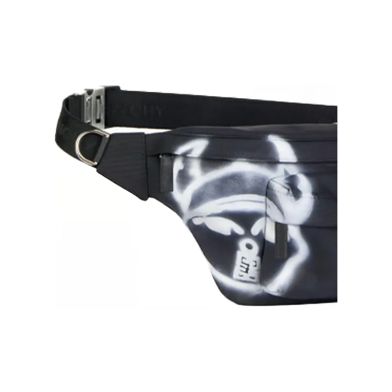 GIVENCHY Nylon Fanny Pack Sling Bag Crossbody Bag Men's Black-3