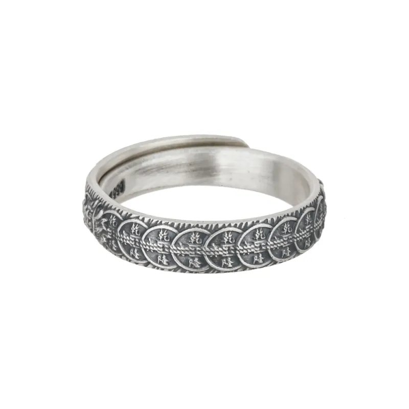 CHIC ZONE 999 Fine Silver Rings Unisex-0