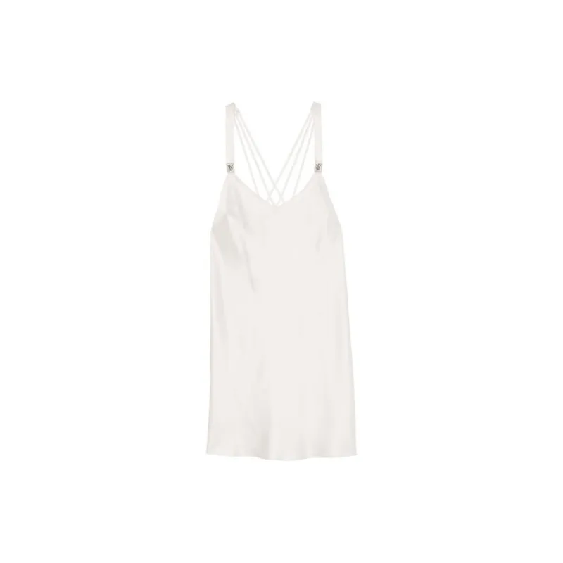 Victoria's Secret 24 Big Show Collection SEXY KI Nightgown Women's Coconut White-0