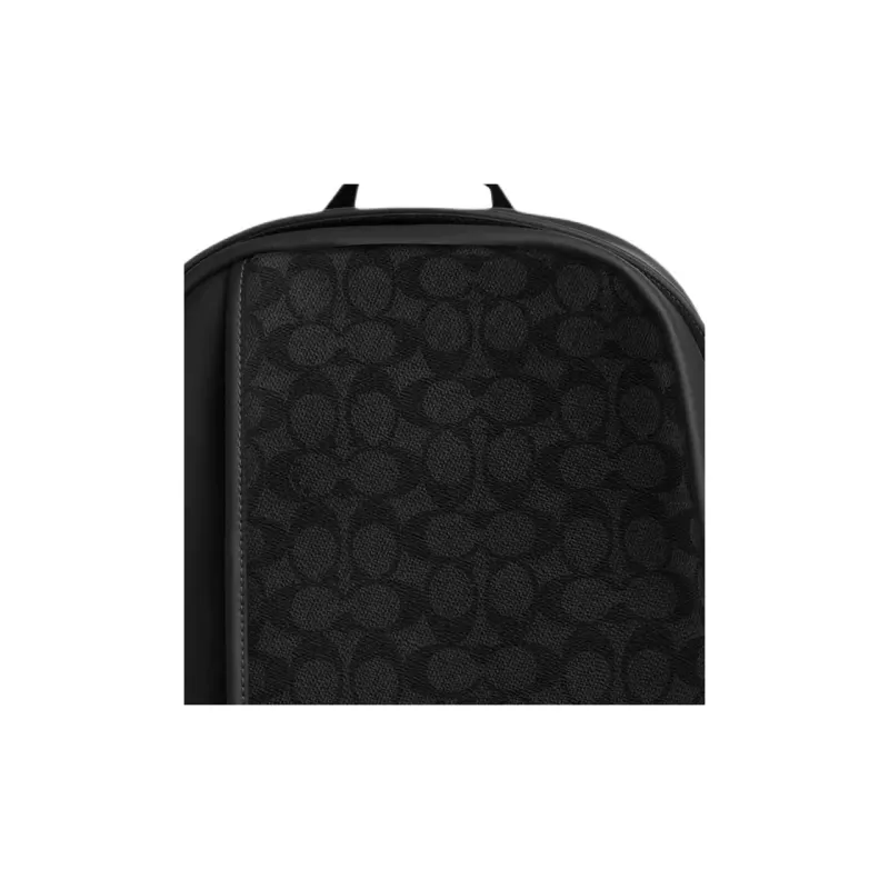 COACH Edge Coated Canvas Backpack Large Size Men's Black-4