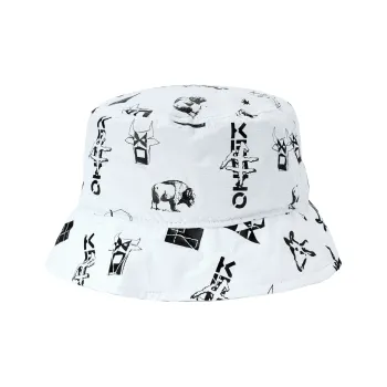 KENZO Bucket Hats Unisex Ecru