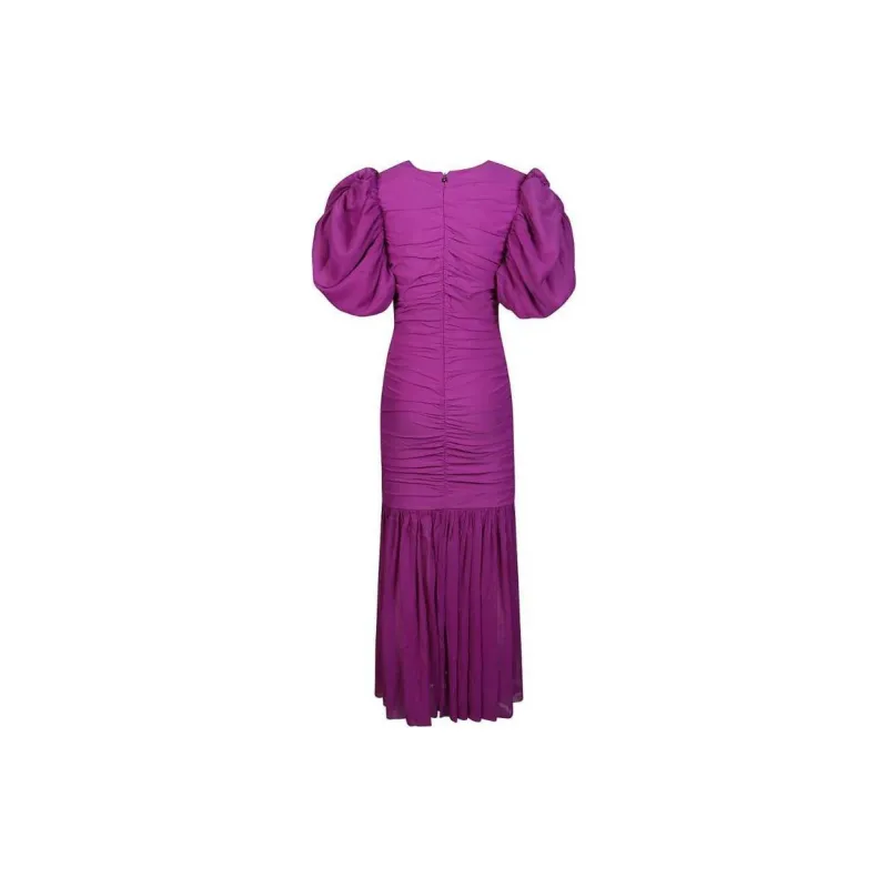 Rotate Short-Sleeved Dresses Women's Purple-1