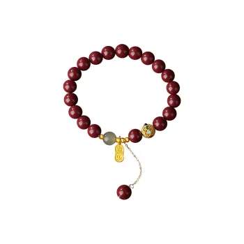 Regalrose Cinnabar Jade Bracelets Women's