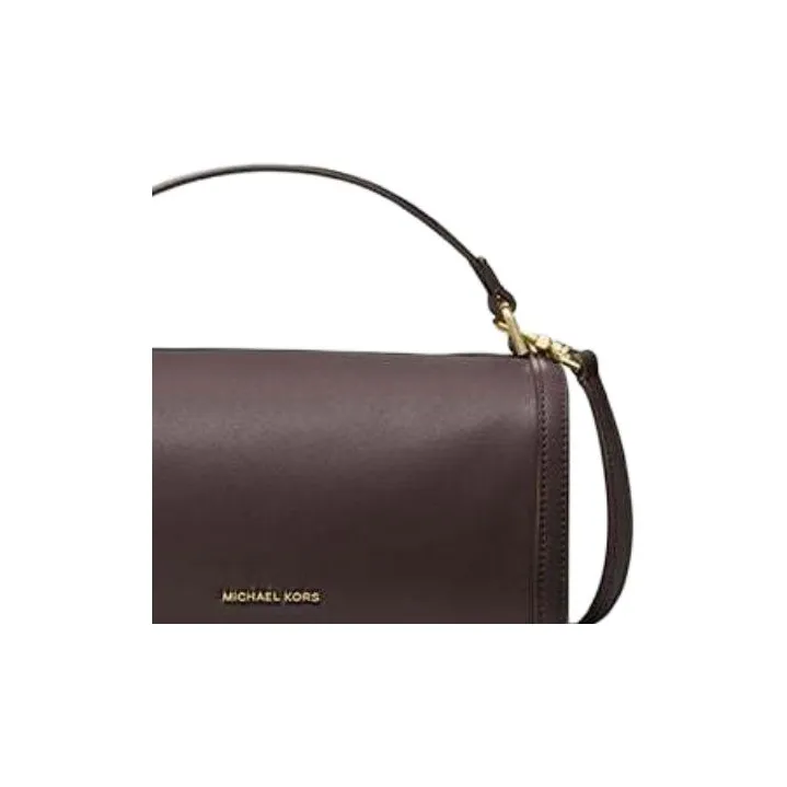 MICHAEL KORS Leather Shoulder Bag Crossbody Bag Handbag Small Size Women's Brown-3