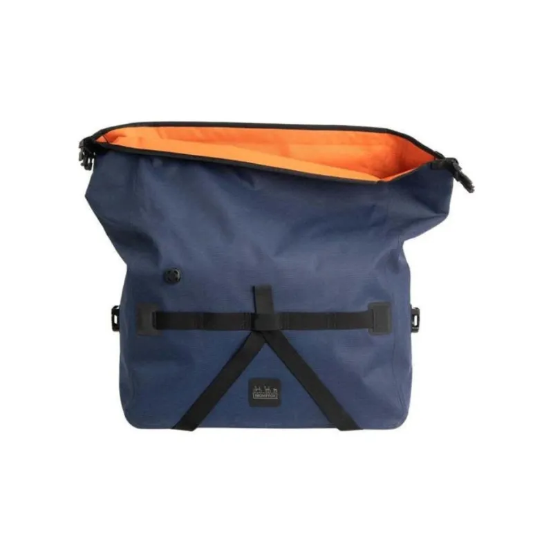 BROMPTON Polyester Shoulder Bag Large Size Unisex Marine Blue-3