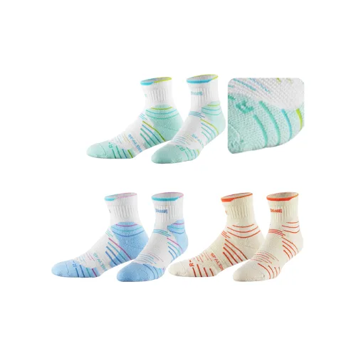 SPALDING Professional Basketball Socks Trendy Versatile Warm And Elite Compression Unisex 3 Pack White/Black