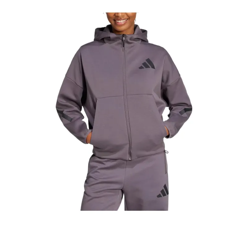 Adidas Z.N.E. Full Zip Hoodie Grey Strata-1