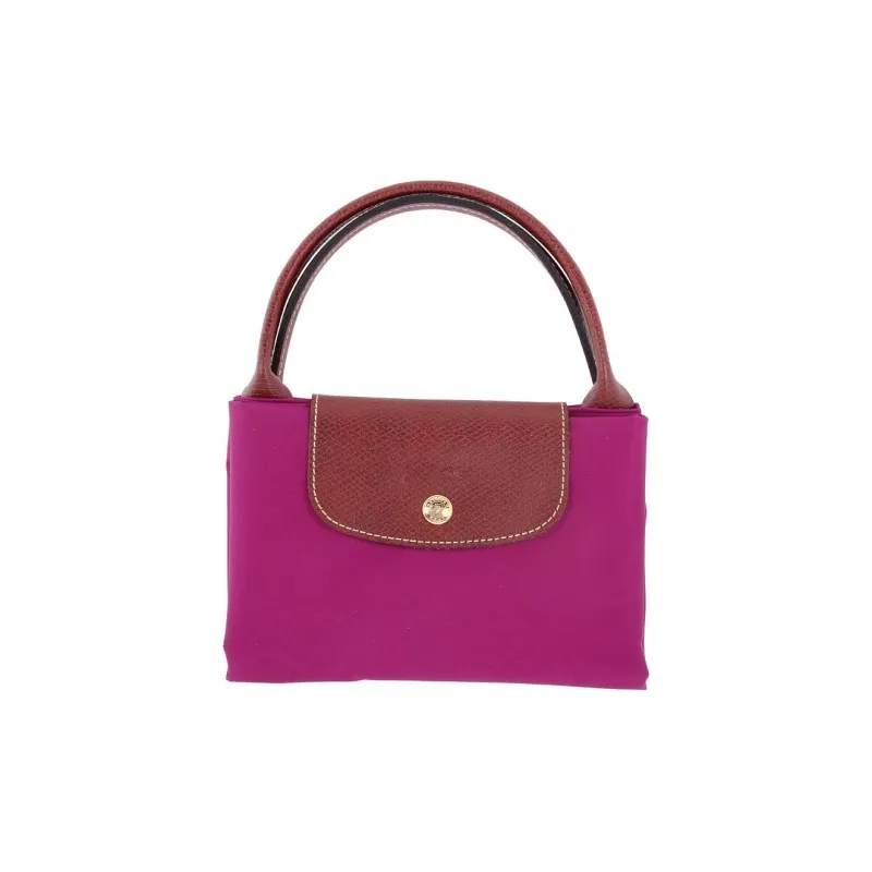 LONGCHAMP Le Pliage Polyamide Handbag Medium Size Women's Fuchsia-3