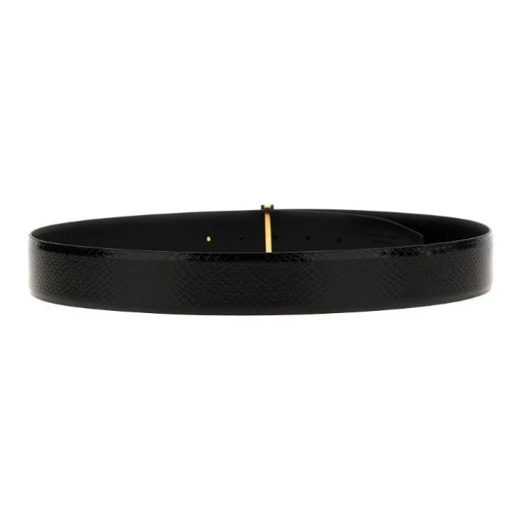 TOM FORD T Logo Reversible Buckle Belt-1