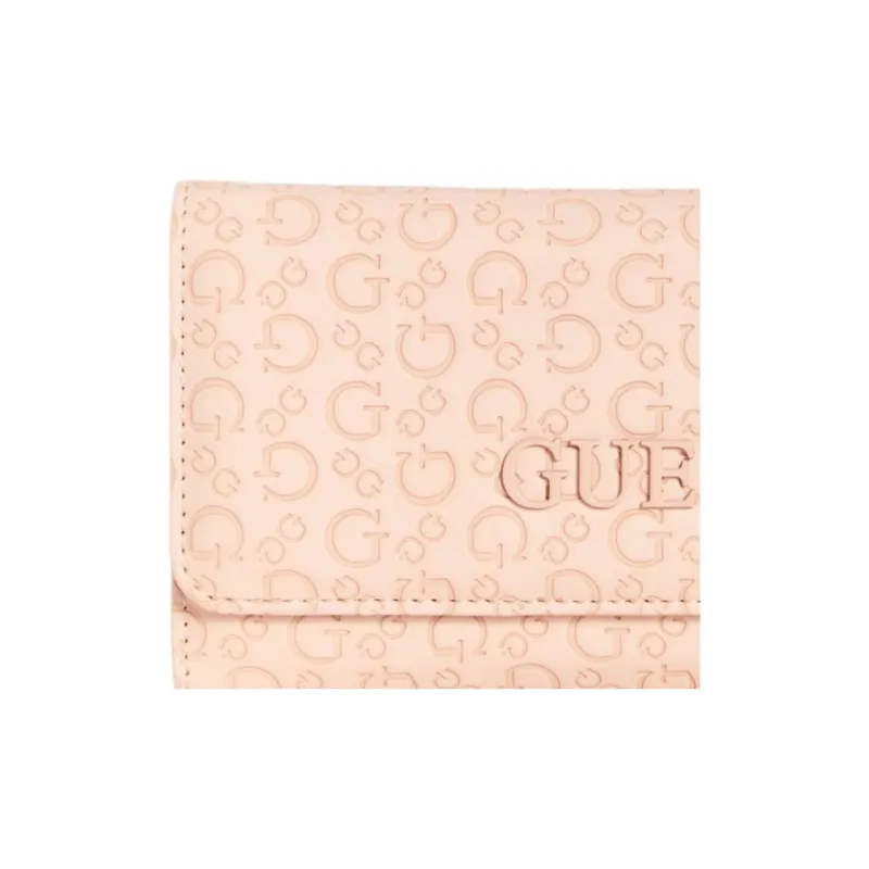 GUESS Artificial Leather Clutch Unisex Pink-3
