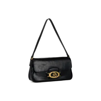 JACD PU Shoulder Bag Regular Women's Black/White/Green