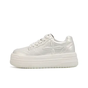 Ritai Low Top Skateboard Shoes Women's Silver