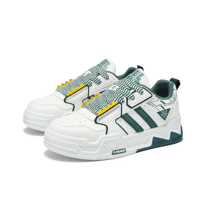 PAUL FRANK Slip-Resistant Water-Resistant Height Increasing Low-Top Skateboard Shoes Men's-15