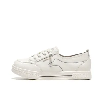 Spider King Wear Resistant Low Top Casual Shoes Women's Light Gray