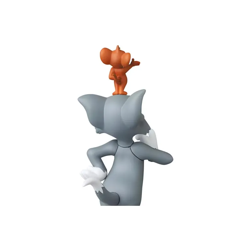 Medicom Toy Udf Tom And Jerry  Jerry On Tom's Head Figure Gray-3
