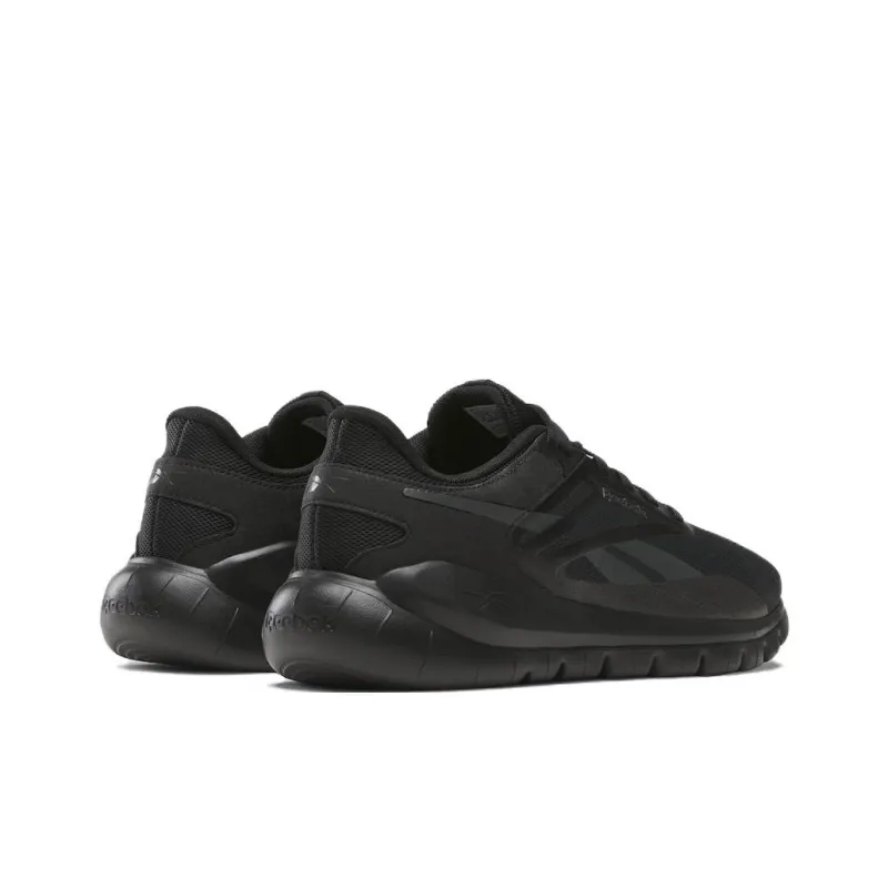 Reebok Split Fle Anti Slip Wear Resistant Low Top Casual Shoes Men's Black-1
