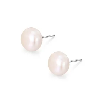 MCK S925 Silver Stud Earrings Women's