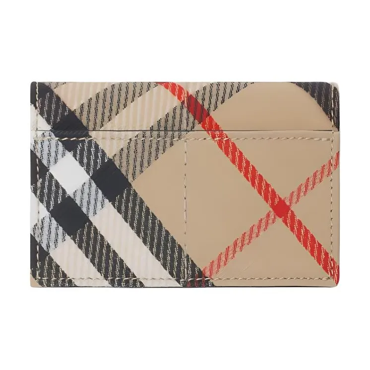 Burberry Polyester Card Holder Women's Sand-2