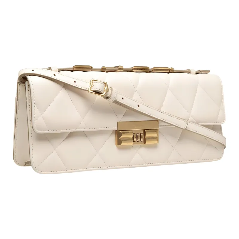 BALLY Logo-lettering Quilted Leather Crossbody Bag-1