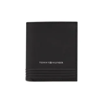 Tommy Hilfiger Cow Leather Wallet Men's Black