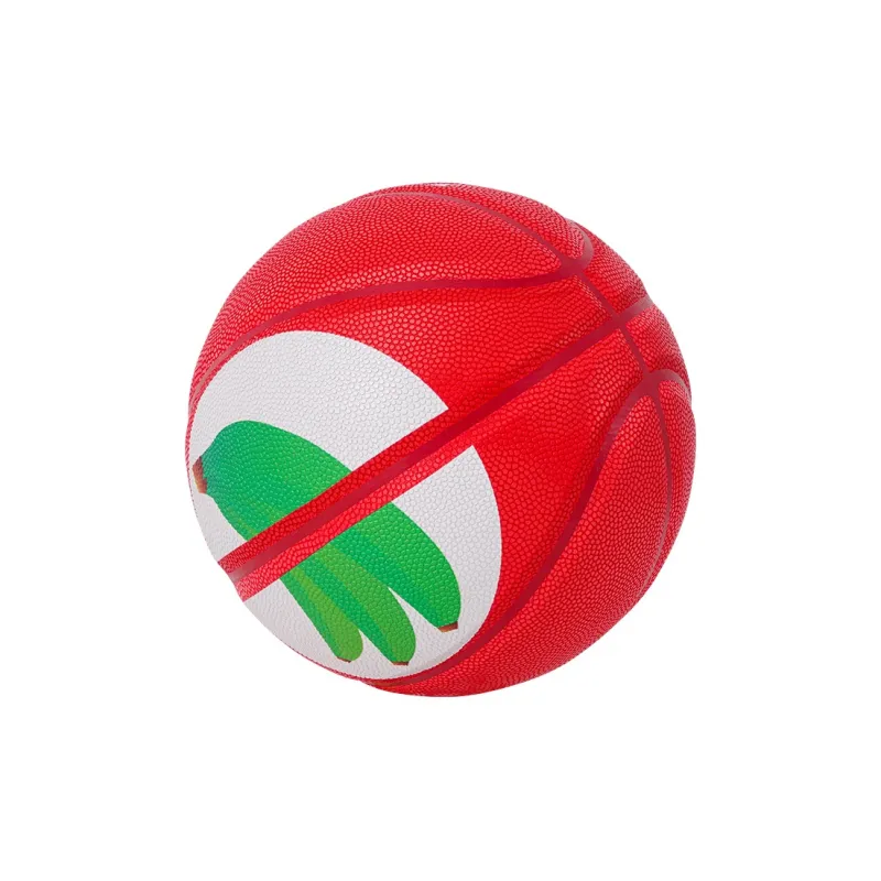 Kuangmi KMbb555 PU Basketball Red Green Size 7 Training Unisex-7