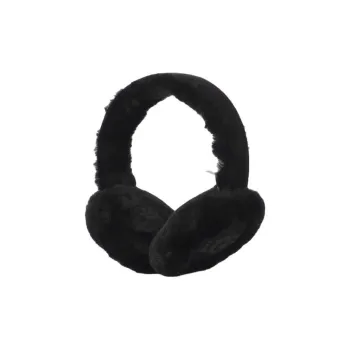 UGG Sheepskin Earmuffs Unisex Black